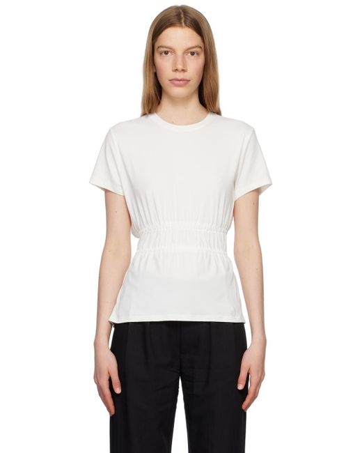 Proenza Schouler White Off- Label Ruched T-shirt