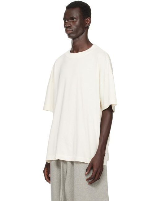 Fear Of God White Three-Pack Off- Essentials T-Shirts for men