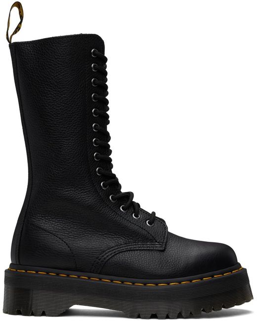 Dr. Martens Black 1b99 Pisa Leather Lace Up Boots for men