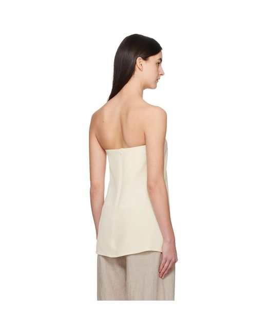 La Collection Suzanna Top in White | Lyst
