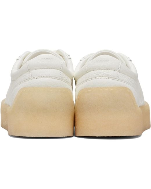 HUGO Black Grained Leather Sneakers for men