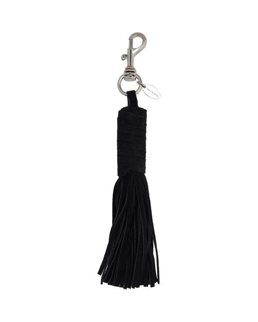 Vivienne Westwood Black Tassel Keychain for men
