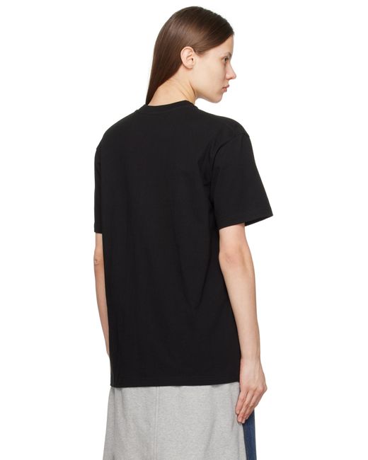 Pushbutton ブラック ネクタイ Tシャツ Black