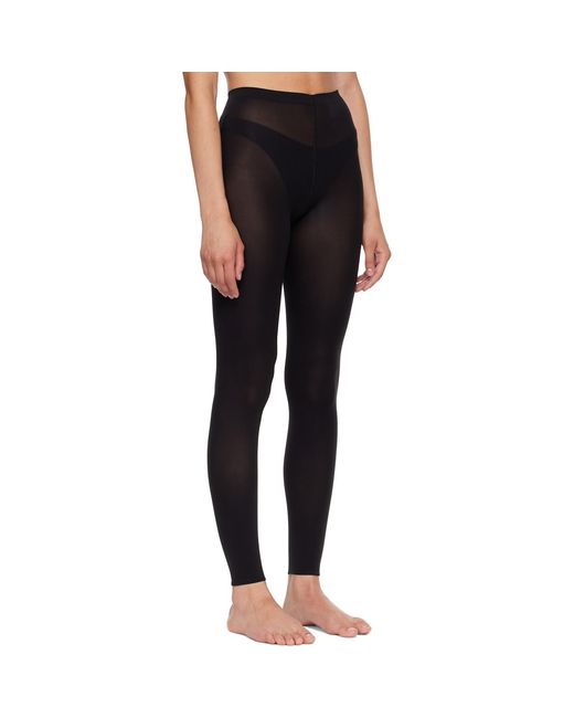 Wolford Black Velvet 66 Leggings