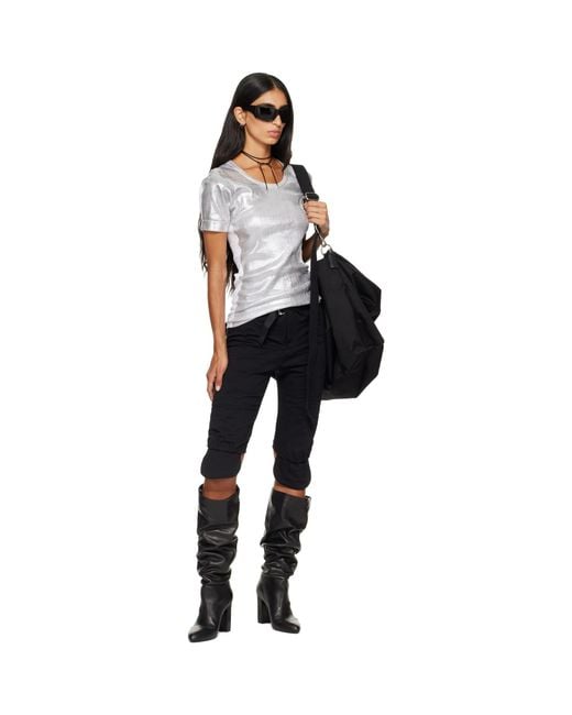 SECONDA Black Military Shorts