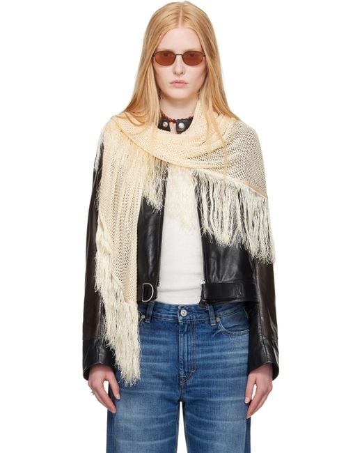 Our Legacy Blue Work Shop Emporio Armani Triangolo Scarf