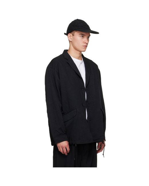 Comme des Garçons Black Polyester Serge Blazer for men