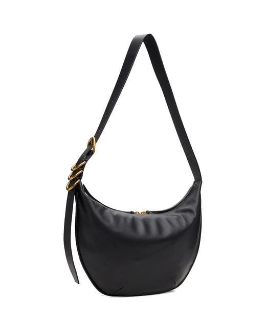 Rag & Bone Black Mercer Medium Leather Shoulder Bag
