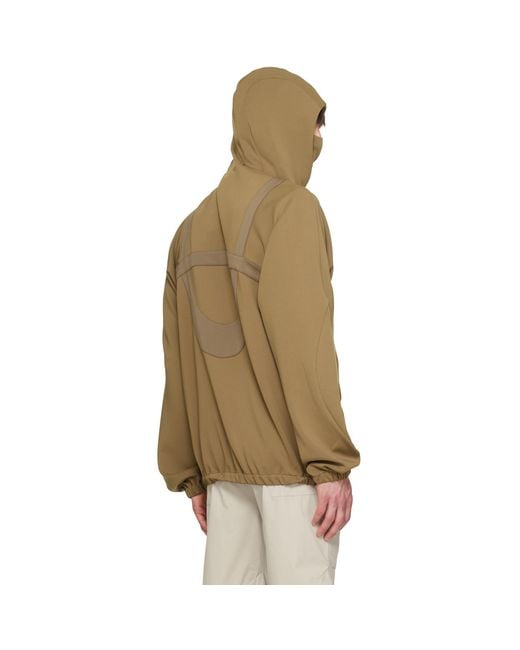 Uncertain Factor Natural Khaki Grude Patrol Hoodie for men
