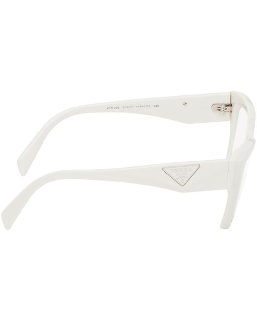Prada Black White Cat-eye Glasses