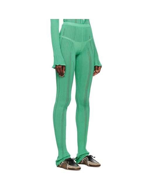 Pantalon vert à échelles Marco Rambaldi en coloris Green