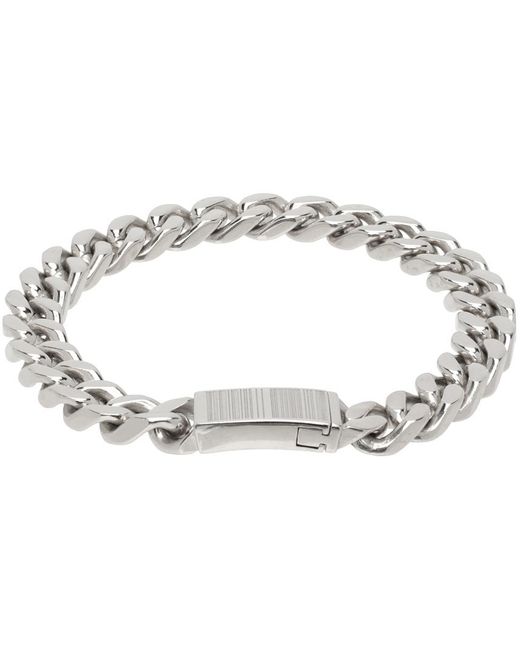 VTMNTS Black Curb Chain Bracelet for men