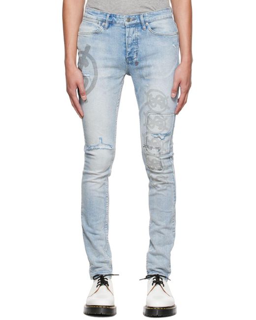 Ksubi Denim Blue Van Winkle Dollar Jeans for Men Lyst