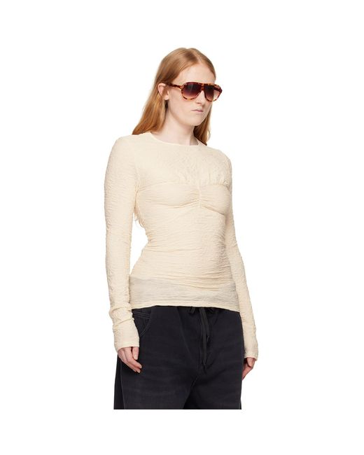 Isabel Marant Black Off-white Floride Long Sleeve T-shirt