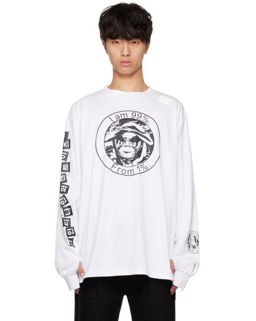 99% Is White 'our Faith' Long Sleeve T-shirt for men