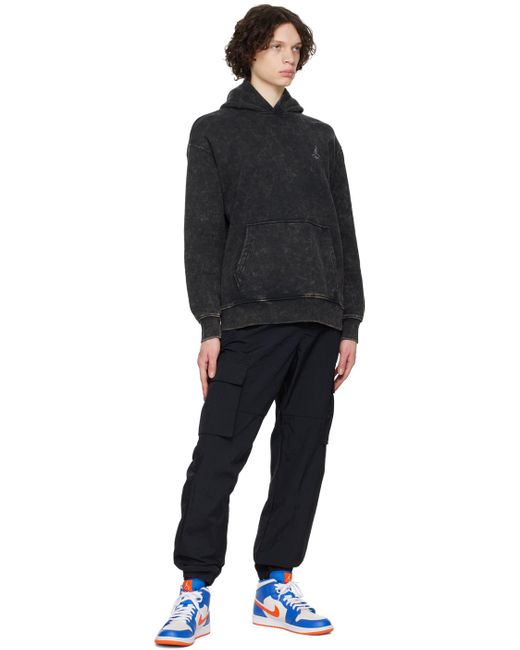 Nike Flight Heritage Fleece Hooded Sweatshirt Black for men