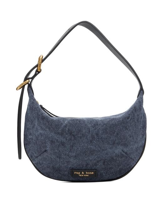 Rag & Bone Blue Ragbone Mercer Small Canvas Bag