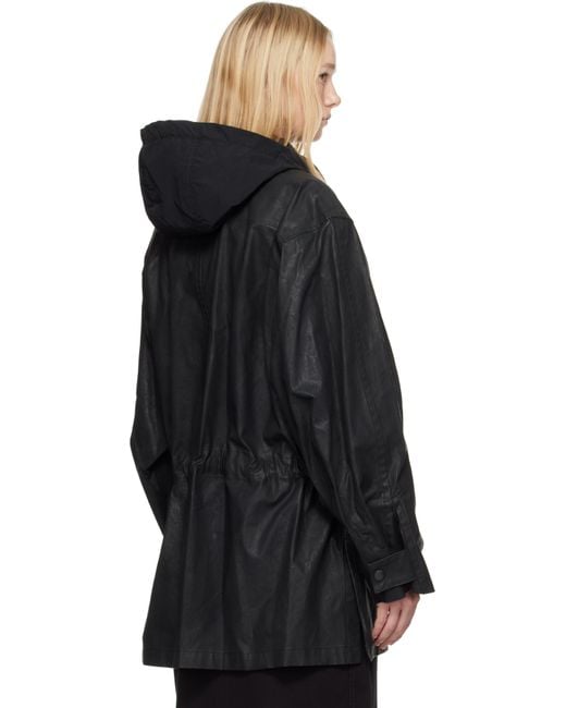ジャケット LEMAIRE Cotton parka Soft Technical Parka in Black