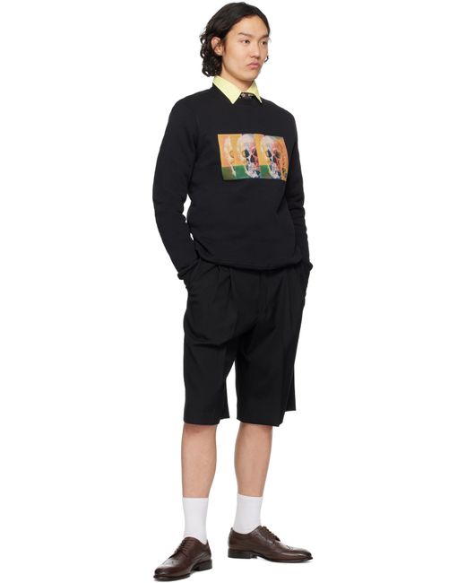 メンズ Paul Smith ブラック Skull Square スウェットシャツ Black