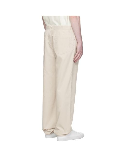 A.P.C. Natural Off- Fairfax Trousers for men