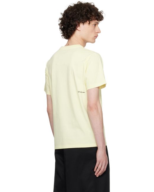 T-Shirt Ajusté 'Princess' Jaune Coperni pour homme en coloris Black