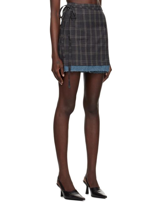 Our Legacy Black Tailored Miniskirt