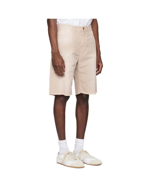 Stockholm Surfboard Club Natural 5-Pocket Chino Shorts for men