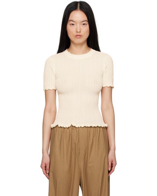 T-Shirt Abby Sea en coloris Natural