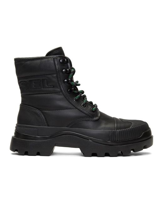 DIESEL Black D vaiont Dbb Ii Boots for Men Lyst Canada