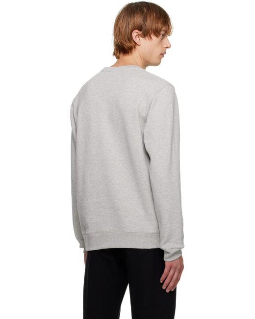 Norse Projects Black Gray Vagn Classic Sweatshirt for men