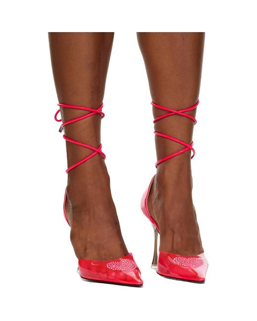 Mach & Mach Red Logo High Heels