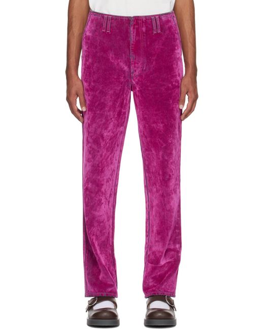 Sunnei Pink Faded Jeans for men