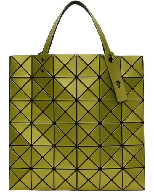 Issey Miyake Green Lucent Metallic Tote