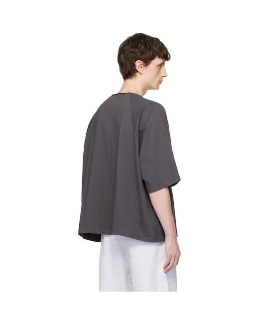 Seventh Gray Box Cut T-Shirt for men
