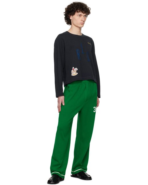 Bode Green Sophomore Sweatpants for men