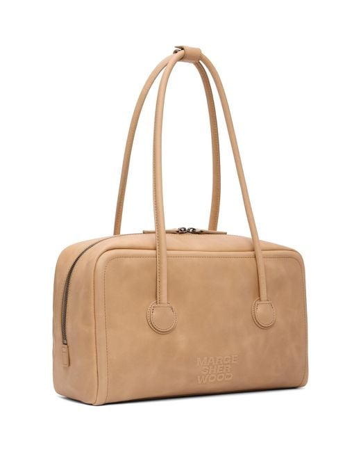 MARGE SHERWOOD Natural Soft Boston Bag