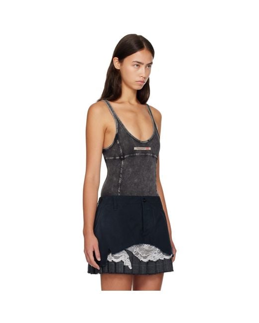 DIESEL Black Faded Bodysuit
