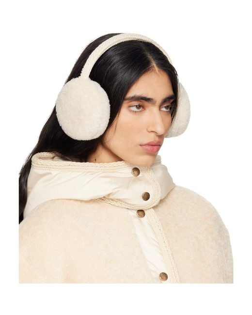 Moncler Natural Off- Teddy Ear Muffs