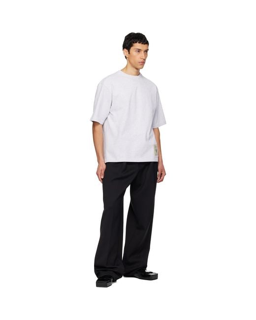 Jacquemus White 'The Torneo Short-Sleeve' T-Shirt for men