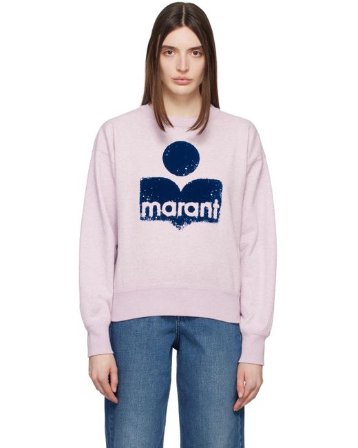 Isabel Marant Black Pink Mobyli Sweatshirt