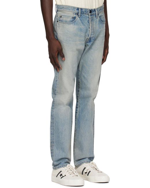 John Elliott Blue 'the Daze' Jeans for men