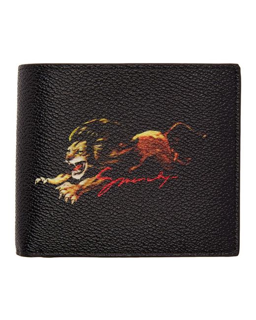 Givenchy Black Lion Logo Wallet for men