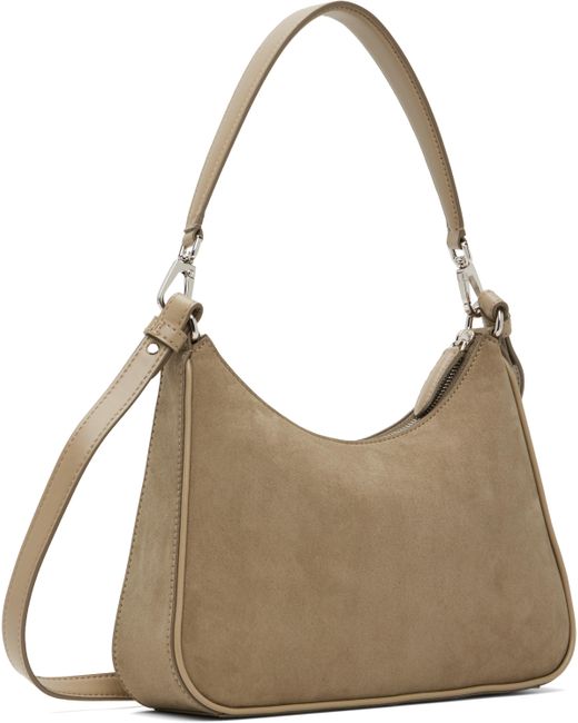 Stella McCartney カーキ Alter スエード バッグ Metallic
