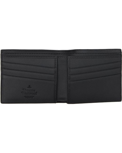 Vivienne Westwood Black Bifold Wallet for men