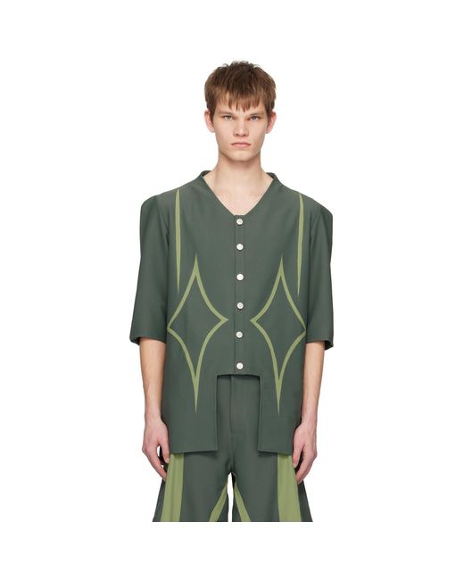 Uncertain Factor Green Interstellar Ω Shirt for men