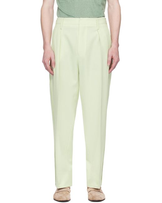 Zegna Multicolor Green Tailored Trousers for men