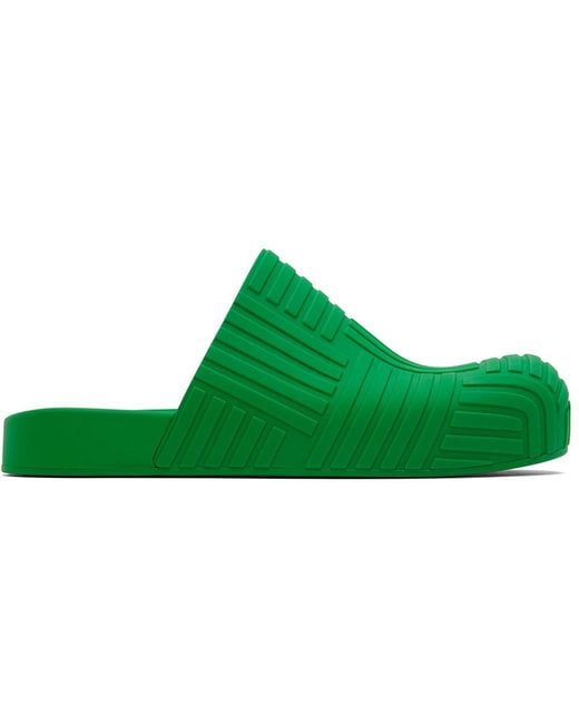 Bottega Veneta Green Slider Sandal for men