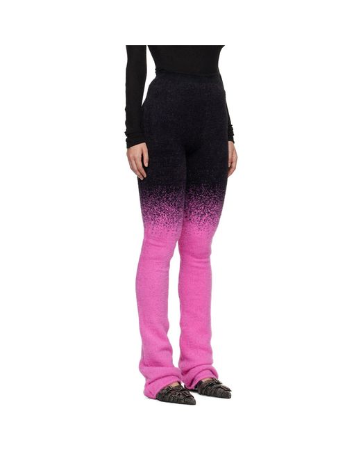 OTTOLINGER Black Ssense Exclusive & Knit Exaggerated Lounge Pants
