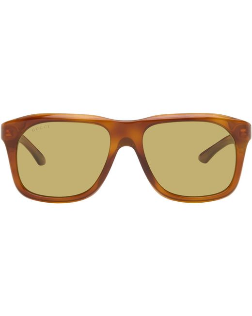 Gucci Black Institutional Logo Sunglasses for men