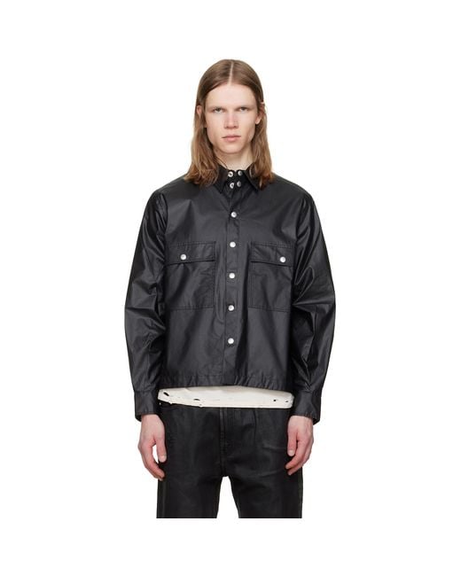 JKEEFER Black Eddie Work Shirt for men